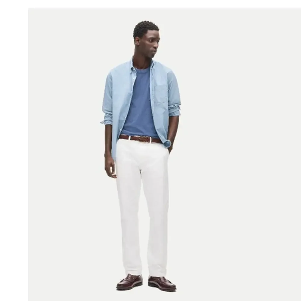 NWT J. Crew Men's 770™ Straight-fit stretch chino pant White 29/32